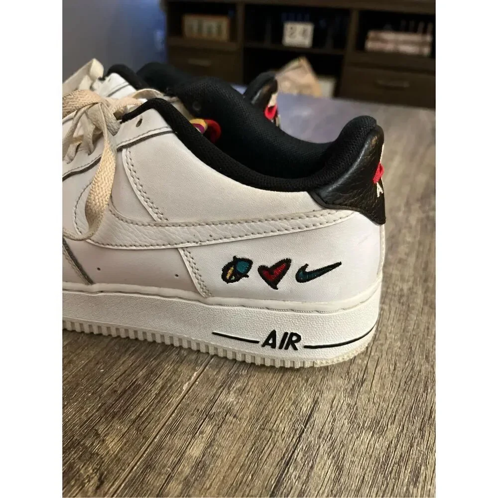 Nike Air Force 1 Low LV8 3 Peace Love Swoosh 7Y / W 8.5